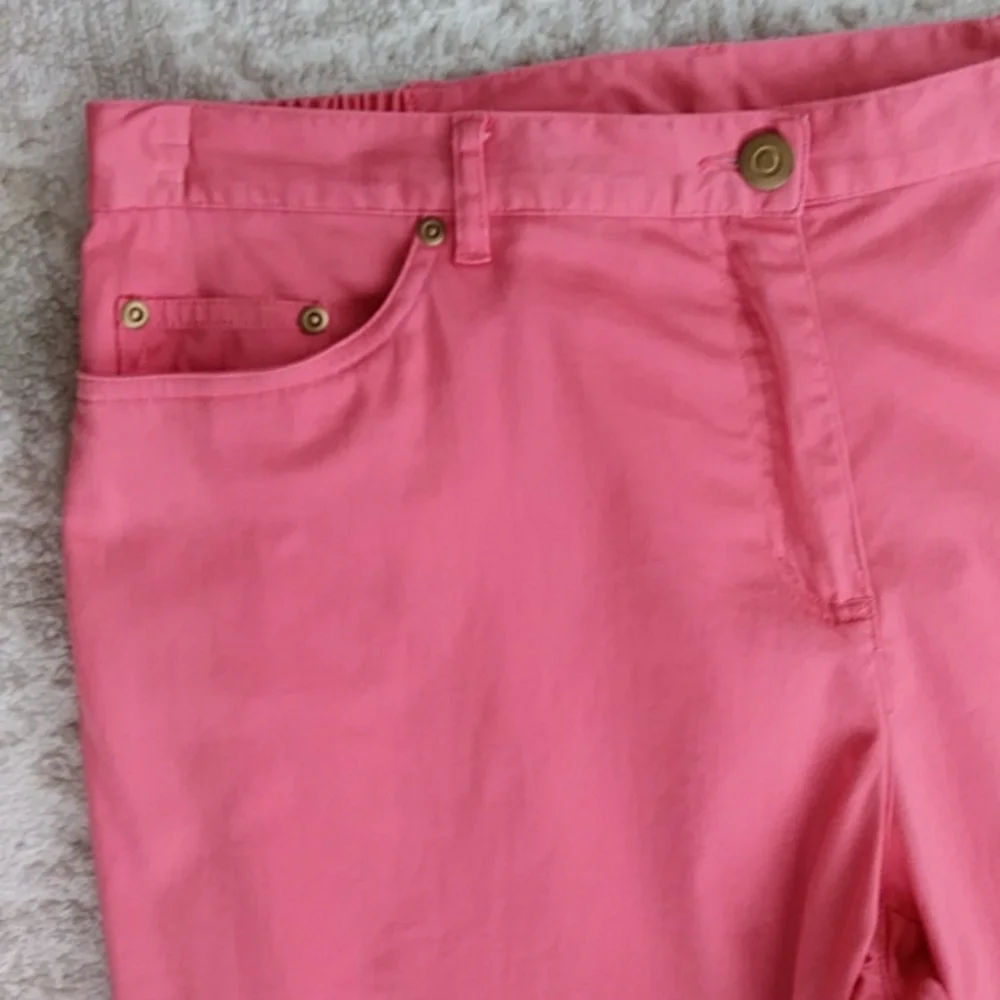 Brielle Blvd. Embellsihed Capri Pants 14P Pink Orange - Picture 6 of 16